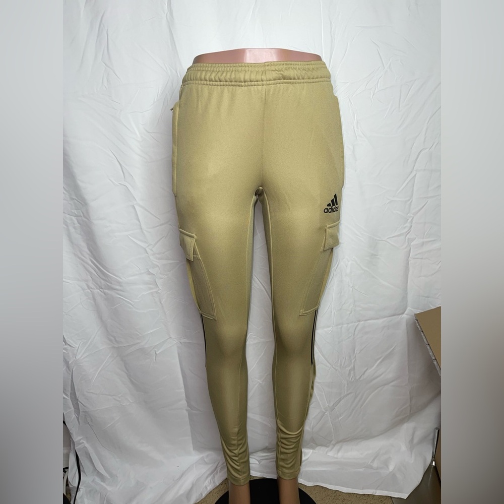 Adidas Kids Beige Cargo Joggers